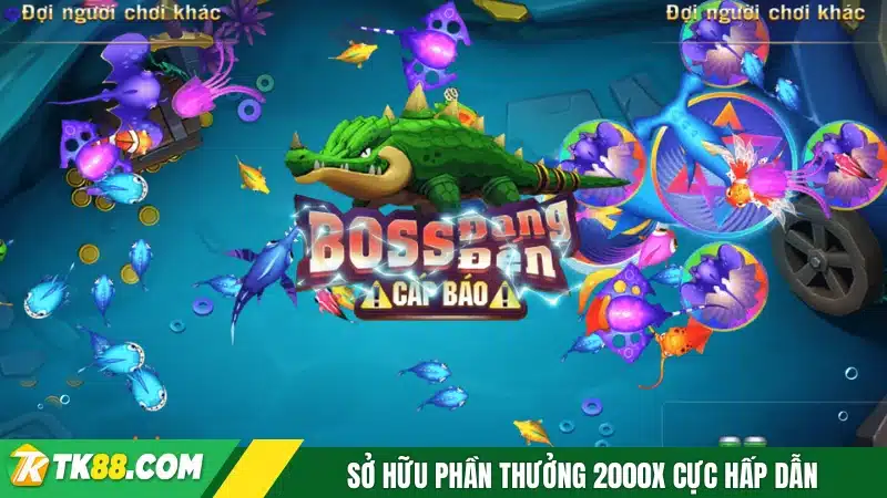 Sở hữu phần thưởng 2000x cực hấp dẫn